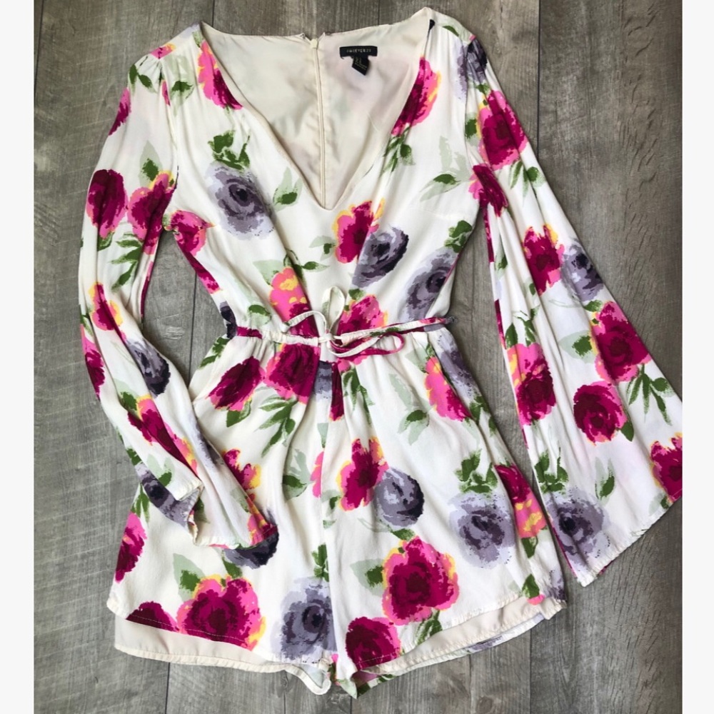 Forever 21 Floral Romper